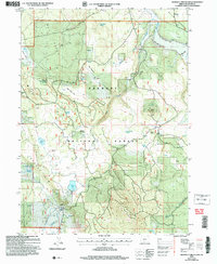 Download a high-resolution, GPS-compatible USGS topo map for Horsefly Mountain, OR (2007 edition)