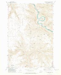 Download a high-resolution, GPS-compatible USGS topo map for Horseshoe Bend, OR (1973 edition)