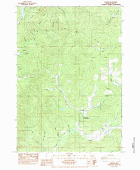 Download a high-resolution, GPS-compatible USGS topo map for Horton, OR (1984 edition)