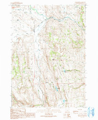 Download a high-resolution, GPS-compatible USGS topo map for House Butte, OR (1991 edition)