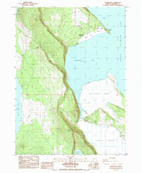 Download a high-resolution, GPS-compatible USGS topo map for Howard Bay, OR (1985 edition)