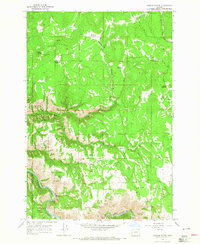 Download a high-resolution, GPS-compatible USGS topo map for Howard Butte, OR (1965 edition)