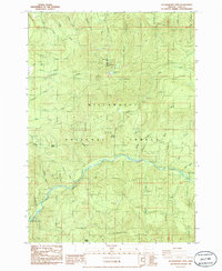 Download a high-resolution, GPS-compatible USGS topo map for Huckleberry Mtn, OR (1986 edition)