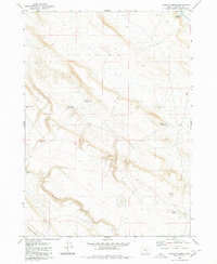 Download a high-resolution, GPS-compatible USGS topo map for Hughet Spring, OR (1980 edition)