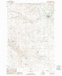 Download a high-resolution, GPS-compatible USGS topo map for Huntington, OR (1988 edition)