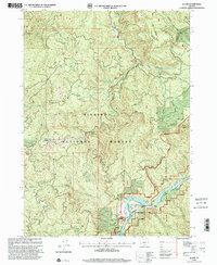 Download a high-resolution, GPS-compatible USGS topo map for Illahe, OR (2001 edition)