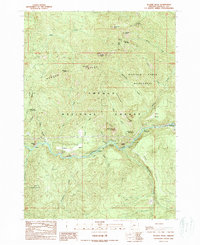 Download a high-resolution, GPS-compatible USGS topo map for Illahee Rock, OR (1990 edition)