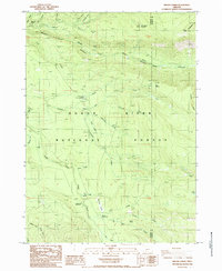 Download a high-resolution, GPS-compatible USGS topo map for Imnaha Creek, OR (1986 edition)