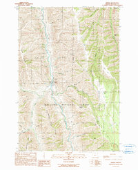 Download a high-resolution, GPS-compatible USGS topo map for Imnaha, OR (1990 edition)