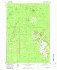 Download a high-resolution, GPS-compatible USGS topo map for Indian Butte, OR (1982 edition)