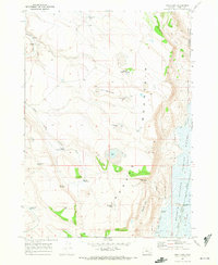 Download a high-resolution, GPS-compatible USGS topo map for Irish Lake, OR (1972 edition)