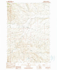 Download a high-resolution, GPS-compatible USGS topo map for Ironside, OR (1990 edition)
