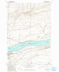 Download a high-resolution, GPS-compatible USGS topo map for Irrigon, OR (1993 edition)