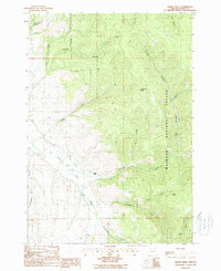 Download a high-resolution, GPS-compatible USGS topo map for Isham Creek, OR (1988 edition)
