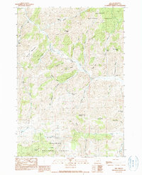 Download a high-resolution, GPS-compatible USGS topo map for Izee, OR (1990 edition)