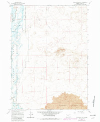 Download a high-resolution, GPS-compatible USGS topo map for Jackass Butte NE, OR (1982 edition)