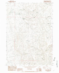 Download a high-resolution, GPS-compatible USGS topo map for Jackson Summit, OR (1983 edition)