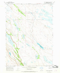 Download a high-resolution, GPS-compatible USGS topo map for Jacobs Reservoir, OR (1969 edition)