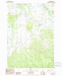 Download a high-resolution, GPS-compatible USGS topo map for Jasper, OR (1986 edition)