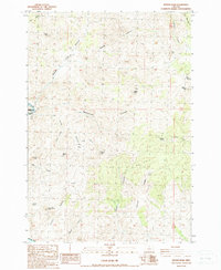 Download a high-resolution, GPS-compatible USGS topo map for Jennies Peak, OR (1988 edition)