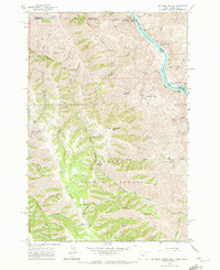 Download a high-resolution, GPS-compatible USGS topo map for Jim Creek Butte, OR (1973 edition)