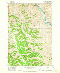 Download a high-resolution, GPS-compatible USGS topo map for Jim Creek Butte, OR (1965 edition)