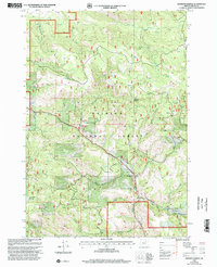 Download a high-resolution, GPS-compatible USGS topo map for Johnson Saddle, OR (2002 edition)