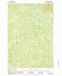 Download a high-resolution, GPS-compatible USGS topo map for Jordan Creek, OR (1984 edition)