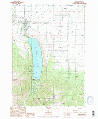 Download a high-resolution, GPS-compatible USGS topo map for Joseph, OR (1990 edition)