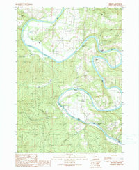 Download a high-resolution, GPS-compatible USGS topo map for Kellogg, OR (1990 edition)