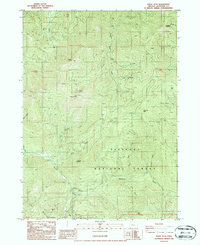 Download a high-resolution, GPS-compatible USGS topo map for Kerby Peak, OR (1986 edition)