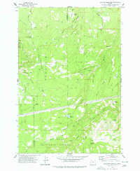 preview thumbnail of historical topo map of Wasco County, OR in 1977