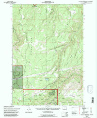 Download a high-resolution, GPS-compatible USGS topo map for Ketchum Reservoir, OR (1997 edition)