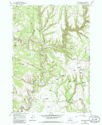 Download a high-resolution, GPS-compatible USGS topo map for Keys Creek, OR (1985 edition)