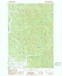 Download a high-resolution, GPS-compatible USGS topo map for Kilchis River, OR (1985 edition)