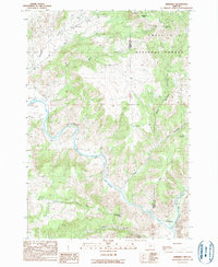 Download a high-resolution, GPS-compatible USGS topo map for Kimberly, OR (1990 edition)