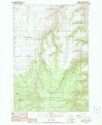 Download a high-resolution, GPS-compatible USGS topo map for Kinney Lake, OR (1990 edition)