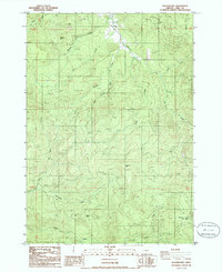 Download a high-resolution, GPS-compatible USGS topo map for Kloster Mtn, OR (1986 edition)