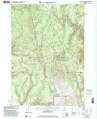 Download a high-resolution, GPS-compatible USGS topo map for Knox Mountain, OR (2002 edition)