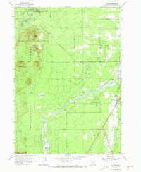 Download a high-resolution, GPS-compatible USGS topo map for La Pine, OR (1973 edition)