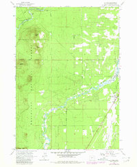 Download a high-resolution, GPS-compatible USGS topo map for La Pine, OR (1981 edition)