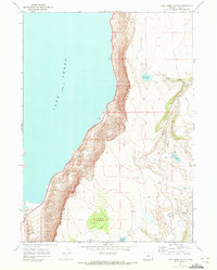 Download a high-resolution, GPS-compatible USGS topo map for Lake Abert South, OR (1972 edition)