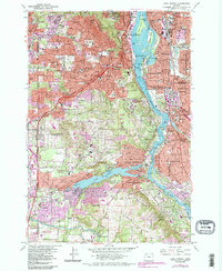 Download a high-resolution, GPS-compatible USGS topo map for Lake Oswego, OR (1985 edition)