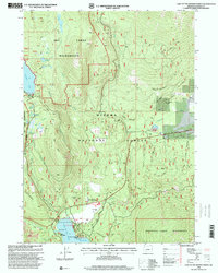 Download a high-resolution, GPS-compatible USGS topo map for Lake of The Woods North, OR (2000 edition)