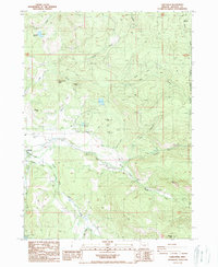 Download a high-resolution, GPS-compatible USGS topo map for Lakecreek, OR (1988 edition)