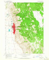 Download a high-resolution, GPS-compatible USGS topo map for Lakeview NE, OR (1965 edition)