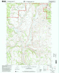 Download a high-resolution, GPS-compatible USGS topo map for Landing Creek, OR (2002 edition)
