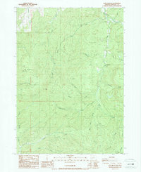 Download a high-resolution, GPS-compatible USGS topo map for Lane Mountain, OR (1987 edition)