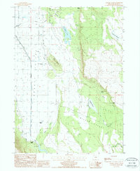 Download a high-resolution, GPS-compatible USGS topo map for Langell Valley, OR (1988 edition)