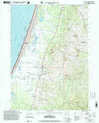 Download a high-resolution, GPS-compatible USGS topo map for Langlois, OR (1999 edition)